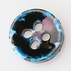 Amberton Dilly 鈕扣 NO12 11mm, 混合顏色, 12個