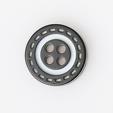 HR大鈕扣 首爾 NO22 鈕扣 13mm, 混合顏色, 12個