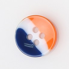 HR大鈕扣 首爾 NO9 鈕扣 13mm, 混合顏色, 12個