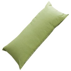 대일컴퍼니 선염무지 등쿠션 솜포함, 연두