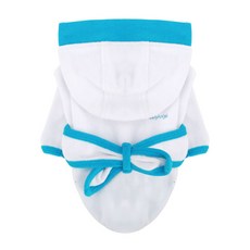 PUPPY ANGEL 寵物彩色亮點浴袍, 0 白色