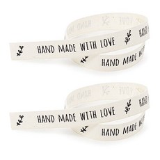 heLLo MORIS 手工緞帶 寬9mm 2入, 混合顏色, 5m, 1套