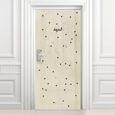 Designsoopul 布什前門板復古風格 VDS 90 優質木木板紙, 淺褐色的