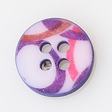 HR大鈕扣 Deli 鈕扣 NO14 11mm, 混合顏色, 12入