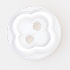 HR大鈕扣 Dilly 鈕扣 NO45 11mm, 單一顏色, 12個