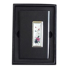 Juyon工藝壓花名片盒 黑色, 1個