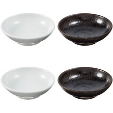 Jeongdam Jeong Heon-jin Changi So 白瓷 2p + 黑油 2p, 混色, 1套