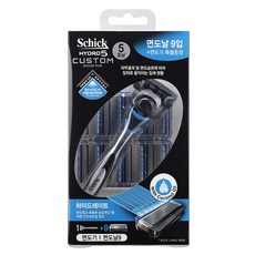 Schick 舒適牌 Hydro 5 Custom Hydrate Razor + Razor Blade 9p, 1套