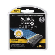 Schick 舒適牌 舒適刮鬍刀刀片, 8件, 1個