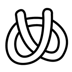 設計樹叢 圖形貼紙 大圖示 51, 黑色