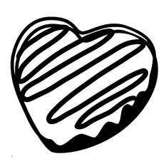 設計樹叢 圖形貼紙 大圖示 59, 黑色