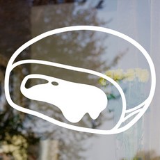 設計樹林 圖案貼紙 大圖標 56, 白色