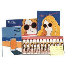 메리 썸머(Merry Summer) + 아크릴물감 세트:칠하면 작품이 되는 아크릴 물감 컬러링, 휴머니스트, 드로잉메리