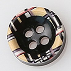 HR大鈕扣 Liga 鈕扣 NO5 11mm, 混合顏色, 12個