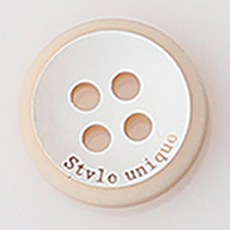 HR大鈕扣 Liga 鈕扣 NO14 11mm, 混合顏色, 12個