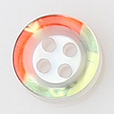 HR大鈕扣 Liga 鈕扣 NO39 11mm, 混合顏色, 12個
