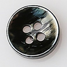 HR大鈕扣 Liga 鈕扣 NO34 11mm, 混合顏色, 12個