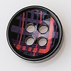 HR大鈕扣 Liga 鈕扣 NO46 11mm, 混合顏色, 12個