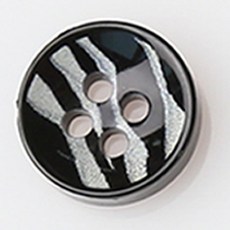 HR大鈕扣 Liga 鈕扣 NO37 11mm, 混合顏色, 12個