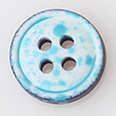 HR大鈕扣 Liga 鈕扣 NO2 11mm, 混合顏色, 12個