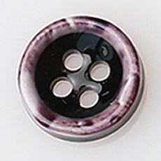 HR大鈕扣 Riga 鈕扣 NO42 11mm, 混合顏色, 12個