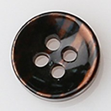 HR大鈕扣 Liga 鈕扣 NO1 11mm, 混合顏色, 12個