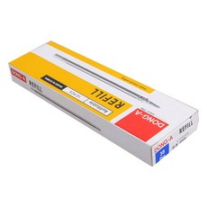 동아 U 노크 중성 리필심 0.5mm, 청색, 12개
