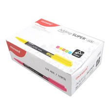 Monami Edding Super 600 熒光筆套裝, 5色, 12組