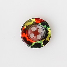 HR大鈕扣 馬那瓜 NO26 鈕扣 13mm, 混合顏色, 12個
