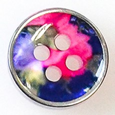 HR大鈕扣 Maserru NO7 鈕扣 11mm, 混合顏色, 12個