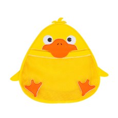 쁘띠베베 욕실 장난감 보관함 목욕놀이용품, 오리, 1개