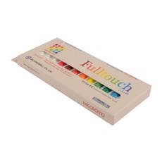 Hagoromo 10色碳酸粉筆, 混合顏色, 12支