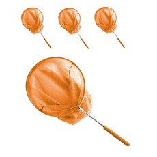 고운물 不鏽鋼可折疊大型捕蟲網 橘色, 4個