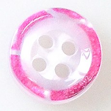 HR大鈕扣 馬塞魯 NO41 鈕扣 11mm, 混合顏色, 12個