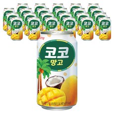 롯데칠성음료 코코망고주스, 340ml, 24개