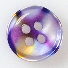 HR大鈕扣 馬塞魯 NO2 鈕扣 11mm, 混合顏色, 12個