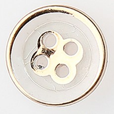 HR大鈕扣 Rojo 鈕扣 NO48 13mm, 混合顏色, 12入