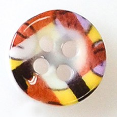 HR大鈕扣 馬塞魯 NO40 鈕扣 11mm, 混合顏色, 12個