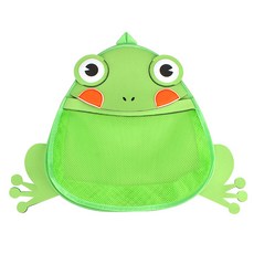 쁘띠베베 욕실 장난감 보관함 목욕놀이용품, 개구리, 1개