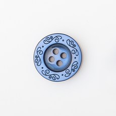 HR大鈕扣 聖多明哥鈕扣 NO30 21mm, 混合顏色, 12個