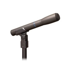 audio-technica 鐵三角 用於採訪和體育廣播的有線麥克風銀色, AT8010