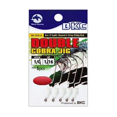 백경조침 더블코브라야광지그 BK929A 5p, 1개