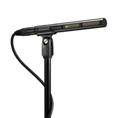 audio-technica 鐵三角 用於戶外錄製和廣播的有線麥克風黑色, AT875R
