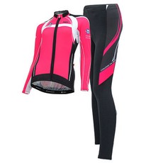 MCN 여성용 핑크 맥스 자전거의류 사이클링 세트 PINK MAX SET