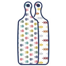 Roem Design 藍色版上菜砧板 松木白, 兔子, 1個