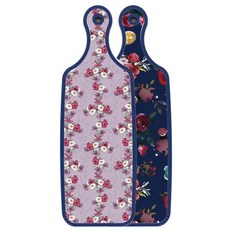 Roem Design Blue Edition 雙面託盤砧板 藍色調花朵, 碧藍色花朵, 1個
