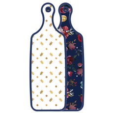 Roem Design Blue Edition 雙面砧板 藍色調花朵, 餅乾, 1個