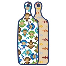 ROEM DESIGN Blue Edition 雙面上菜砧板 松木首領色, 猴子, 1個