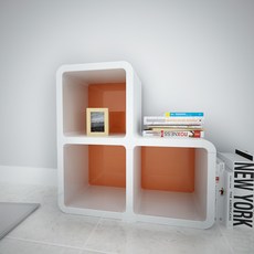 큐빅스2 코너 키즈책장, 오렌지