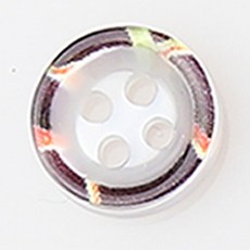 HR大鈕扣 萬象 NO25 鈕扣 11mm, 混合顏色, 12個